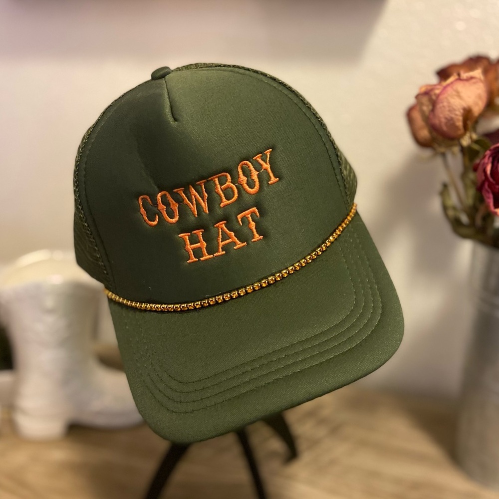 “Cowboy Hat” trucker hat